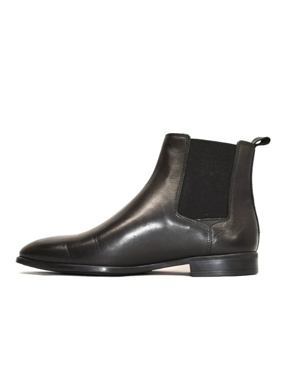 New! BRUNO MAGLI Nello Chelsea Boot Black Leather Size 10 M DD542 Made in Italy main image 5